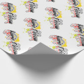 Kyrie Eleison Religious Phrase Stylized Text Cadeaupapier (Hoek)