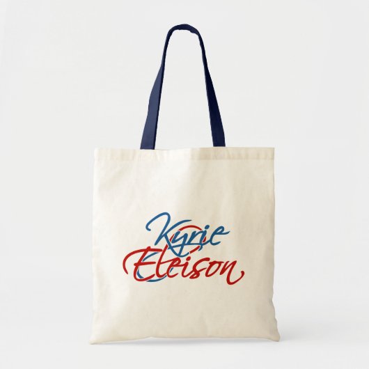Kyrie Eleison Tote Bag (Voorkant)