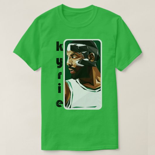 Kyrie Irving Art Simple Design T-shirt (Design voorkant)