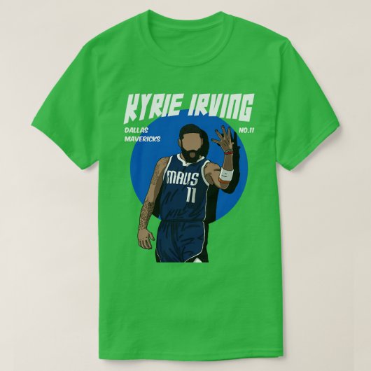Kyrie Irving Comic Style Art T-shirt (Design voorkant)