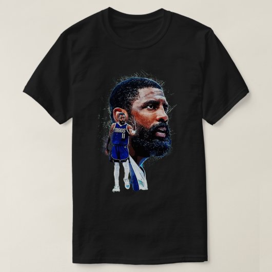 Kyrie Irving Dallas 11 mavs TShirt (Design voorkant)