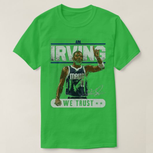 Kyrie Irving Dallas Trust T-shirt (Design voorkant)