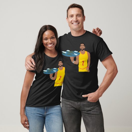 Kyrie Irving Flat Earth T-shirt (Unisex)