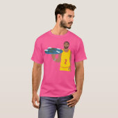 Kyrie Irving Flat Earth T-shirt (Voorkant volledig)