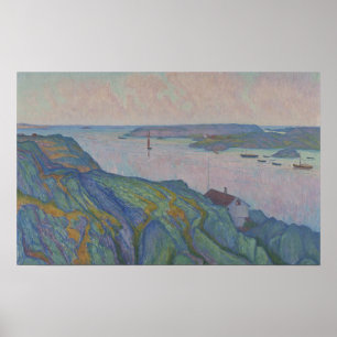 Kyrkesund, 1911 (olie op canvas) poster