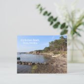 Kyrkviken Beach, Reso, Zweden Briefkaart (Staand voorkant)
