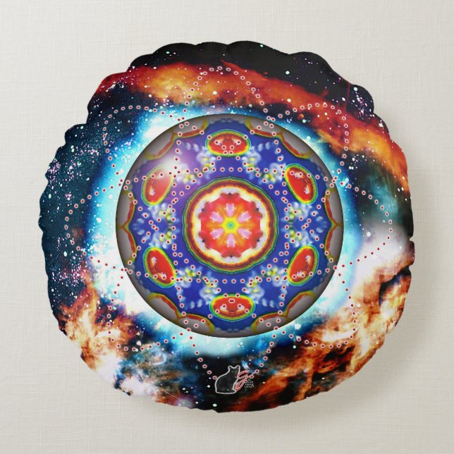 Kyron Orbz Rond Kussen (Voorkant)