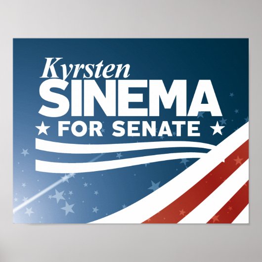 Kyrsten Sinema 2018 Poster (Voorkant)