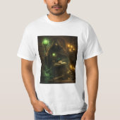 Kyrzon Portrait – Dark Fantasy Character Art T-shirt (Voorkant)