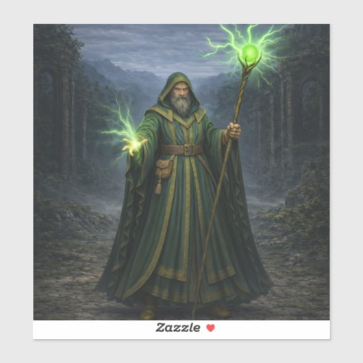 Kyrzon Sigil Sticker – Mystical Symbol Art for Fan (Vel)