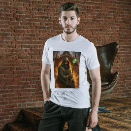 Kyrzon – Staf & Dreadspire Dark Fantasy Warlock T-shirt