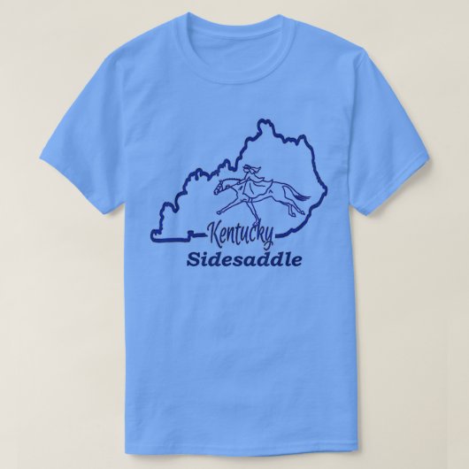 KYSS Kentucky Side Saddle Light T-shirt (Design voorkant)