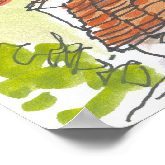 Kythnos Greece Poster (Hoek)