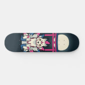 Kyubi Kitsune - Japanse Fox Yokai Persoonlijk Skateboard (Horizontaal)