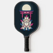 Kyubi Kitsune - Japanse negenstaartvos Yokai Pickleball Paddle (Voorkant)