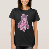 Kyuchandesu Neko Emo Girl Cat Alt Girl Aesthetisch T-shirt (Voorkant)