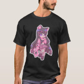 Kyuchandesu Neko Emo Girl Cat Alt Girl Aesthetisch T-shirt (Voorkant)