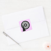 Kyudo2 Vierkante Sticker (Envelop)