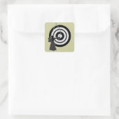 Kyudo3 Vierkante Sticker (Tas)