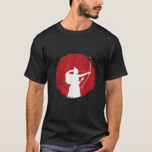 Kyudo Japans Archer Samurai Warrior Hunter Bowma T-shirt