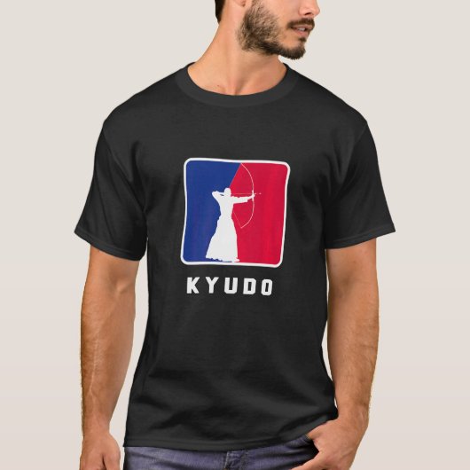 Kyudo Kyujutsu Archery Samurai Japan Bow T-shirt (Voorkant)
