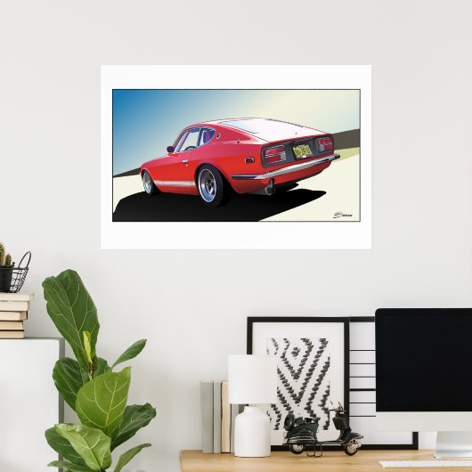 Kyusha Kai Datsun 240z poster (Thuiskantoor)
