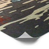 Kyushu Hakozaki Hachimangu Shrine door Tsuchiya Ko Poster (Hoek)