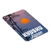 Kyushu Japan vintage-poster Magneet (Rechterzijde)