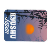 Kyushu Japan vintage reisposter Magneet (Horizontaal)