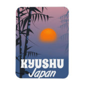 Kyushu Japan vintage reisposter Magneet (Verticaal)