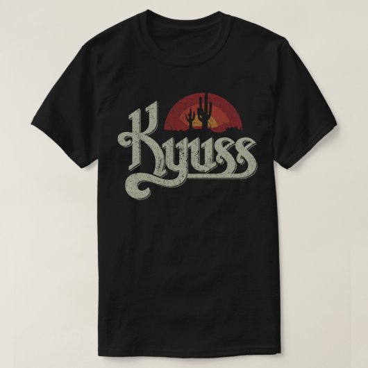  Kyuss Zonsondergang 1987 T-shirt (Design voorkant)
