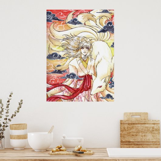 Kyuubi no Kitsune Poster (Keuken)