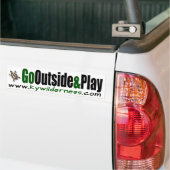 KYWilderness Ga naar buiten en speel Bumpersticker (Op Truck)