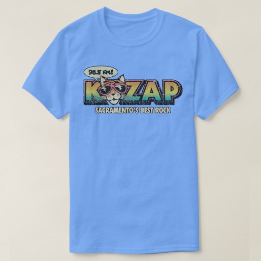 KZAP Sacramento Cool Cat 1968 T-shirt (Design voorkant)
