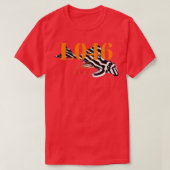 L046 Zebra Pleco 2 T-shirt (Design voorkant)
