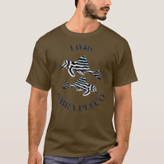 L046 Zebra Pleco 4 T-shirt