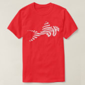 L046 Zebra Pleco T-shirt (Design voorkant)