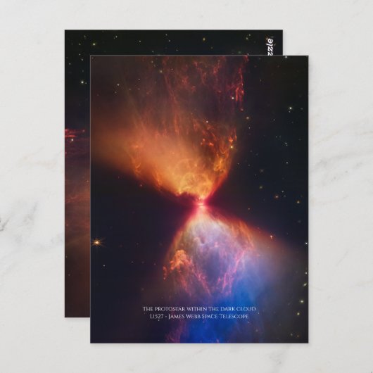 L1527 en Protostar - James Webb Space Telescope Briefkaart (Voorkant / Achterkant)