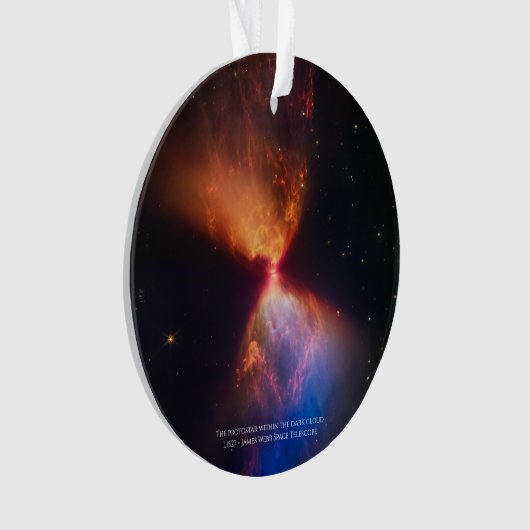 L1527 en Protostar - James Webb Space Telescope Ornament (voorkant)