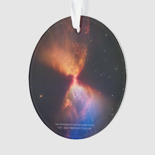 L1527 en Protostar - James Webb Space Telescope Ornament (voorkant)