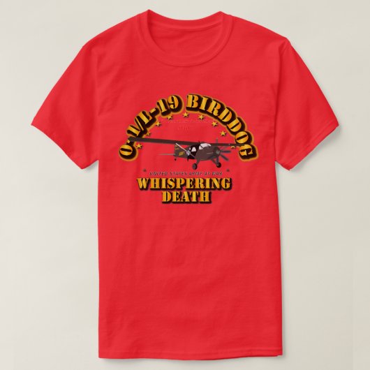 L19 Vogelhond fluisterende dood T-shirt (Design voorkant)