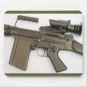 L1A1 FAL Mousepad Muismat (Voorkant)