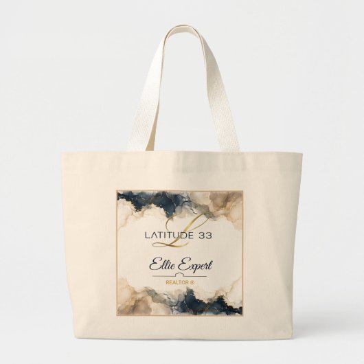 L33 Ideal Open Huis Grote Tote Bag (Voorkant)
