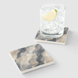 L33 Signature Marmer Kunst Stenen Onderzetter
