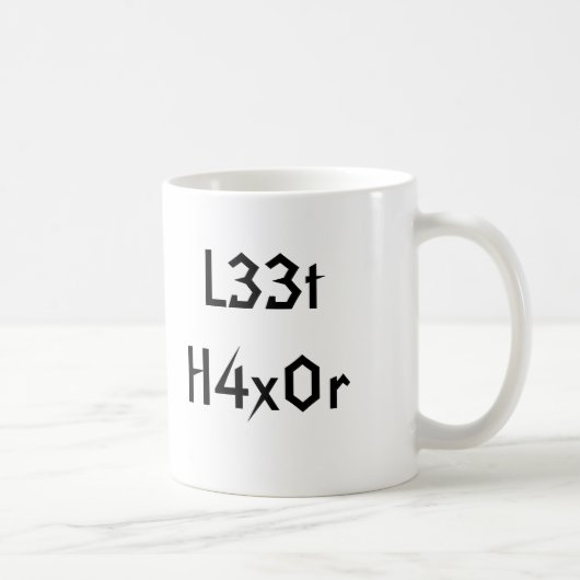 L33t H4x0r, L33t H4x0r Koffiemok (Rechts)