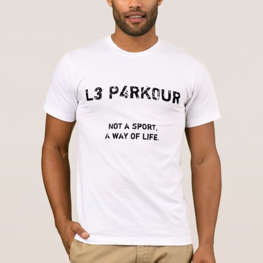 L3 P4RK0UR T-SHIRT (Voorkant)