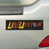 L3V3LUT!ON BUMPERSTICKER (Op auto)