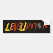 L3V3LUT!ON BUMPERSTICKER (Voorkant)