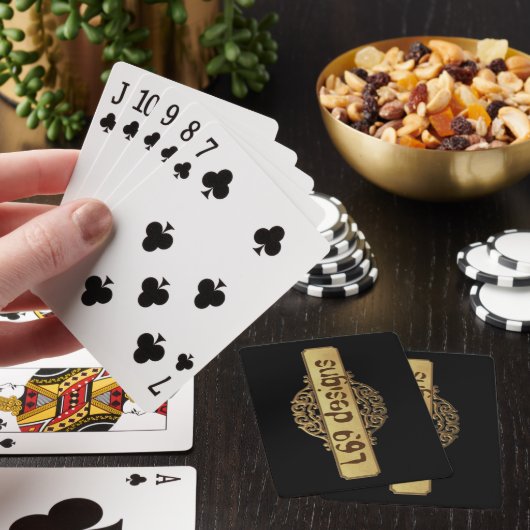 L69 DESIGN GOUDEN BANNER POKERKAARTEN (Insitu)