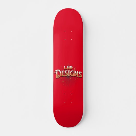 "L69 DESIGN" logo Skateboard (Voorkant)